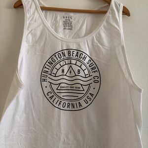 White Huntington Beach Tank Top